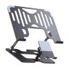 Adjustable Laptop Stand Phone Holder Foldable Carbon Steel Desktop Risers for 10-17.3Inch Device Ergonomic Cooling Desig view 4