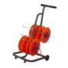 UWYTGF Wire Spool Rack with 4/6 Reels,Spool Rack/Wire Storage Reel Rack/Wire Spool Cart,for Electrical Industry and Retail,Can Hold 4 view 1
