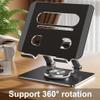 Aluminum Desk Holder with Full 360 Rotation and Stable Weight Support for Tablet view 4