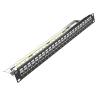 24-Port 1U Patch Panel FTP LAN with CAT7 CAT6A CAT6 RJ45 Shielded, 19-inch Rack Mount Wall Mount Network Bracket(24 Ports CAT6A) view 2