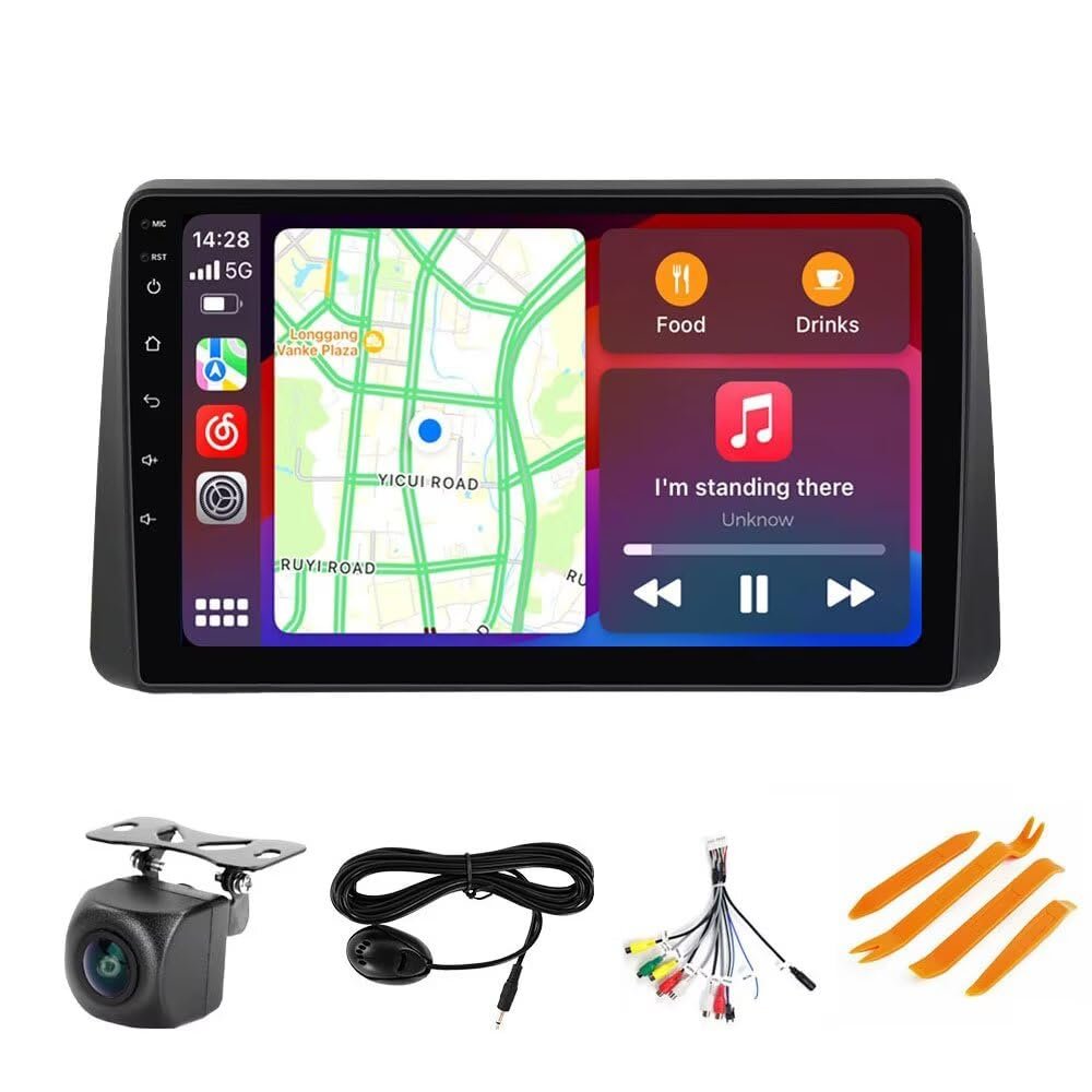 5GWiFi Upgrade Stereo Radio for Dodge Grand Caravan 2011-2020 for Chrysler Grand Voyager 2011-2015 - Biorunn 8-Core Wireless Car-play Android Auto GPS Navi - 2GB RAM 32GB ROM 9 Inch Blue-tooth RDS DSP