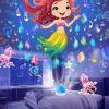 360 Degree Rotating Ceiling Projector - Relaxing Kids lamp with Music, Portable Night Light, Rotating Projector for Bedroom | Simple to Install Handy Accessory for Nursery Wall Sleep Bedtime Sleeping view 2