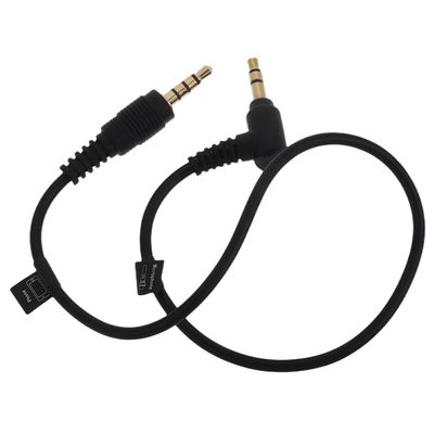 HOMOCONO Trrs to TRS Headphone Adapter Cable High-Fidelity Mic Cable for Computers DSLR Cameras Phones Compact Lightweight Audio Transmission Connector
