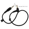 HOMOCONO Trrs to TRS Headphone Adapter Cable High-Fidelity Mic Cable for Computers DSLR Cameras Phones Compact Lightweight Audio Transmission Connector view 2