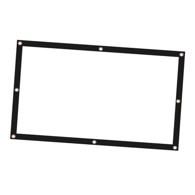 BESPORTBLE Portable Foldable Projector Screen for Indoor Outdoor Use Lightweight Polyester Movie Projection Screen for Home Theater Classroom Party