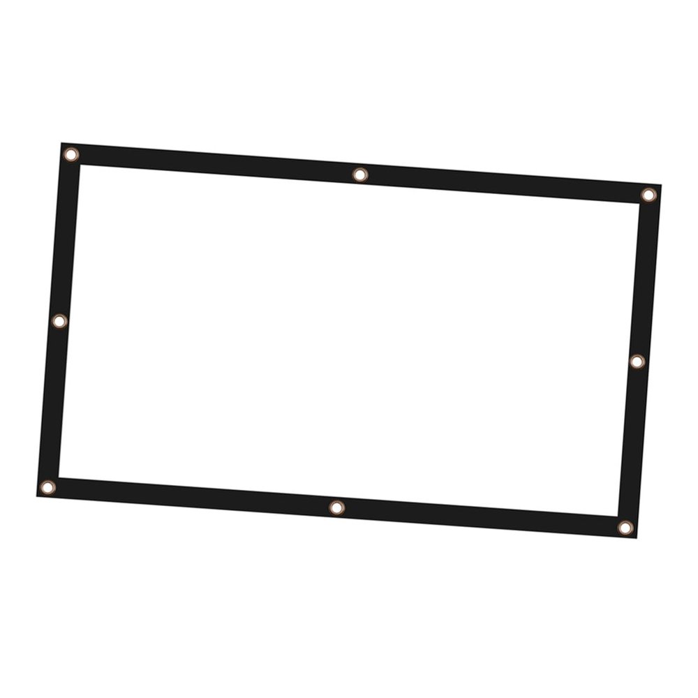 BESPORTBLE Portable Foldable Projector Screen for Indoor Outdoor Use Lightweight Polyester Movie Projection Screen for Home Theater Classroom Party