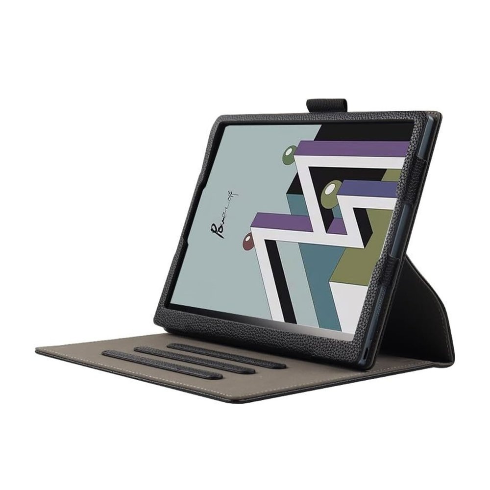 360 Degree Rotating Cover Compatible with Boox Tab Ultra 10.3" 2022 eBook Stand Case with Hand Strap Magnetic Funda