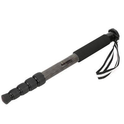 ZJchao Carbon Fiber Monopod P285C 5 Sections Compact Portable Professional Camera Tripod Ball Head Support for SLR Mirrorless Cameras Lightweight Durable Adjustable Height