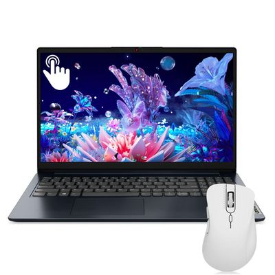 Lenovo IdeaPad 1 15.6" FHD Touchscreen Laptop, Intel Core i5-1335U, 40GB RAM, 1TB SSD, Webcam, HDMI, SD Card Reader, Wi-Fi 6, Win 11 Home, Abyss Blue, Bundle with Thunderobot ML101 Wireless Mouse