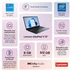 Lenovo IdeaPad 1 15.6" FHD Touchscreen Laptop, Intel Core i5-1335U, 24GB RAM, 1TB SSD, Webcam, HDMI, SD Card Reader, Wi-Fi 6, Win 11 Home, Abyss Blue, Bundle with Thunderobot ML101 Wireless Mouse view 3
