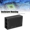 Baxnore Protective Case for 3 Aluminium Alloy Housing Enclosure with Cooling Fan Large Heat Dissipation Complete Protection Easy Installation Black view 3