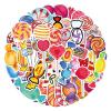 55Pcs Cream Candy Sticker,Vinyl Waterproof Dessert Stickers,Funny Design Candys Ice Cream Stickers for Girls Water Bottle Laptop, Phone case,Guitar,Birthday Gifts Party DIY Decor(Candys) view 2