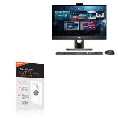 BoxWave Screen Protector Compatible With Dell OptiPlex 7490 AIO - ClearTouch Anti-Glare (2-Pack), Anti-Fingerprint Matte Film Skin