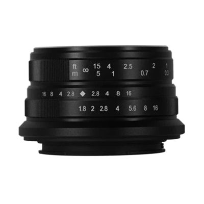 Compatible for Sony E 25mm F1.8 APS-C Manual Focus Prime Lens Z Z50/ZFC E ZEV10 A6400 X-T1 X-T4 Micro4/3 E-P1(X Mount)