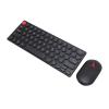 ASHATA 2.4G Wireless Keyboard Mouse Combo, Auto Sleep, 1200DPI 64 Keys Cordless Keyboard and Mouse with USB Receiver for Computer Laptop PC, Plug and Play (Black) view 1