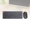 ASHATA 2.4G Wireless Keyboard Mouse Combo, Auto Sleep, 1200DPI 64 Keys Cordless Keyboard and Mouse with USB Receiver for Computer Laptop PC, Plug and Play (Black) view 2