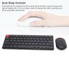 ASHATA 2.4G Wireless Keyboard Mouse Combo, Auto Sleep, 1200DPI 64 Keys Cordless Keyboard and Mouse with USB Receiver for Computer Laptop PC, Plug and Play (Black) view 4