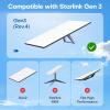 Protective Cover Case for Starlink Gen 3, Shockproof Silicone Case for Standard Satellite Dish, Anti-Hail Waterproof Dustproof UV Resistant Protector for Roof/RV Use (Gray) view 2