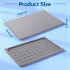 Protective Cover Case for Starlink Gen 3, Shockproof Silicone Case for Standard Satellite Dish, Anti-Hail Waterproof Dustproof UV Resistant Protector for Roof/RV Use (Gray) view 3