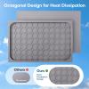 Protective Cover Case for Starlink Gen 3, Shockproof Silicone Case for Standard Satellite Dish, Anti-Hail Waterproof Dustproof UV Resistant Protector for Roof/RV Use (Gray) view 4