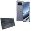BoxWave Keyboard Compatible with Google Pixel 10 Pro XL (6.8 in) - SlimKeys Bluetooth Keyboard, Portable Thin with Chiclet-Style Keys - Jet Black view 1