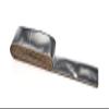 1-1/2in x 12ft Thermo Sleeve | Hose & Wire Sleeve - Thermo-Sleeve | 1-1/2 in ID | 12 ft Long | Aluminized Fiberglass | Silver | Each view 1