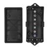 HUIOP 7 Way Distribution Box, Trailer Junction Box, ABS Terminal Connector for Power with, Explosion Block Box with Item Type, Distribution Block Box, Material: ABS view 1