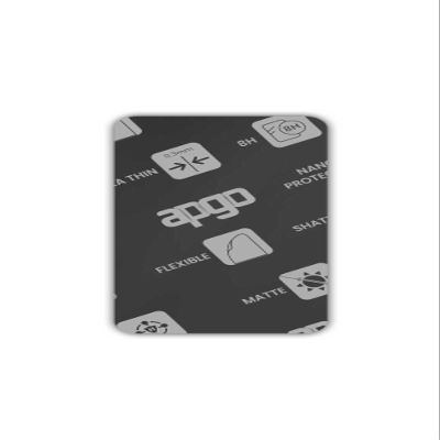 apgo MATTE Hybrid protective glass compatible with Pax A910S Standard, flexible nano glass, great replacement for tempered glass, scratch-resistant, full glue