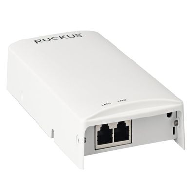 Ruckus H350 Wall Plate AP (901-H350-US00), WiFi 6 1.77Gbps 2x2 MU-MIMO, 1GbE PoE Uplink + 2 LAN, WPA3 Hospitality/MDU - ACE 3 Year Warranty (5 Year CLD-Prof-APSW-REC5)