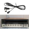eMagTech 2Pcs FM Radio Antenna Coaxial Cable for Table Top Home Stereo Receiver Audio Video Radio Receiver view 4
