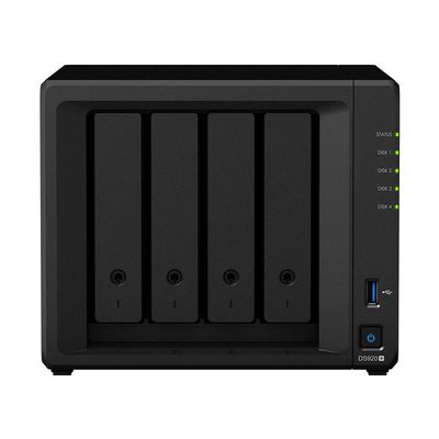 Synology DiskStation DS920+ NAS Server for Business with Celeron J4125 Quad-Core CPU, 8GB DDR4 Memory, 8TB HDD, DSM Operating System