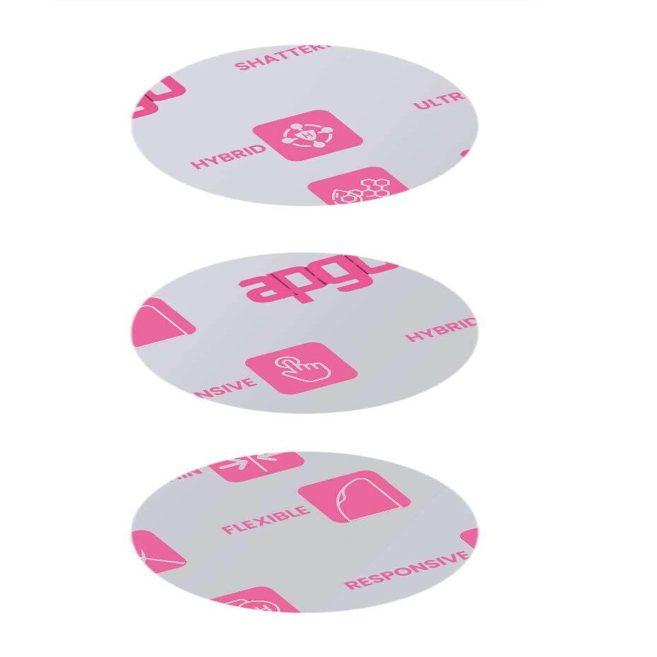apgo 3x Ultra-Clear Hybrid protective glass compatible with Elonix DM58, flexible nano glass, great replacement for tempered glass, scratch-resistant, full glue