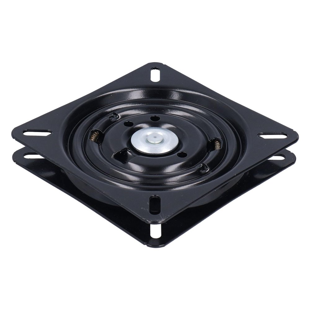 7in Chair Turntable Base, Rotating Stool Base with Auto, Heavy Duty Cold Rolled Steel Plate Turntable for Bar Home Furni, Dual Bea Silent Rotation