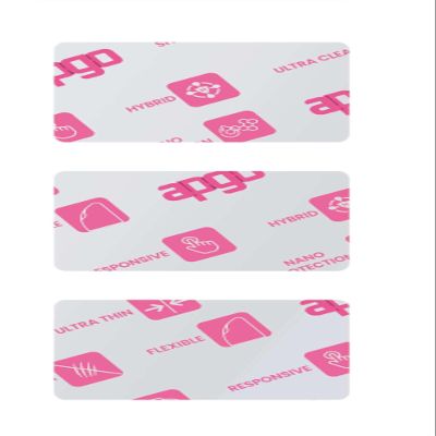 apgo 3x Ultra-Clear Hybrid protective glass compatible with Garmin Foretrex 801, flexible nano glass, great replacement for tempered glass, scratch-resistant, full glue