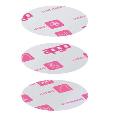 apgo 3x Ultra-Clear Hybrid protective glass compatible with Maxcom FW01 Uran eSim, flexible nano glass, great replacement for tempered glass, scratch-resistant, full glue