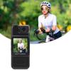 Semme Body Worn Camera Wearable Camera Video Recorder 4K HD 180 Rotating Lens 130 Wide Angle Motion Detection Loop Recording 1.3 Inch Display with Back view 4