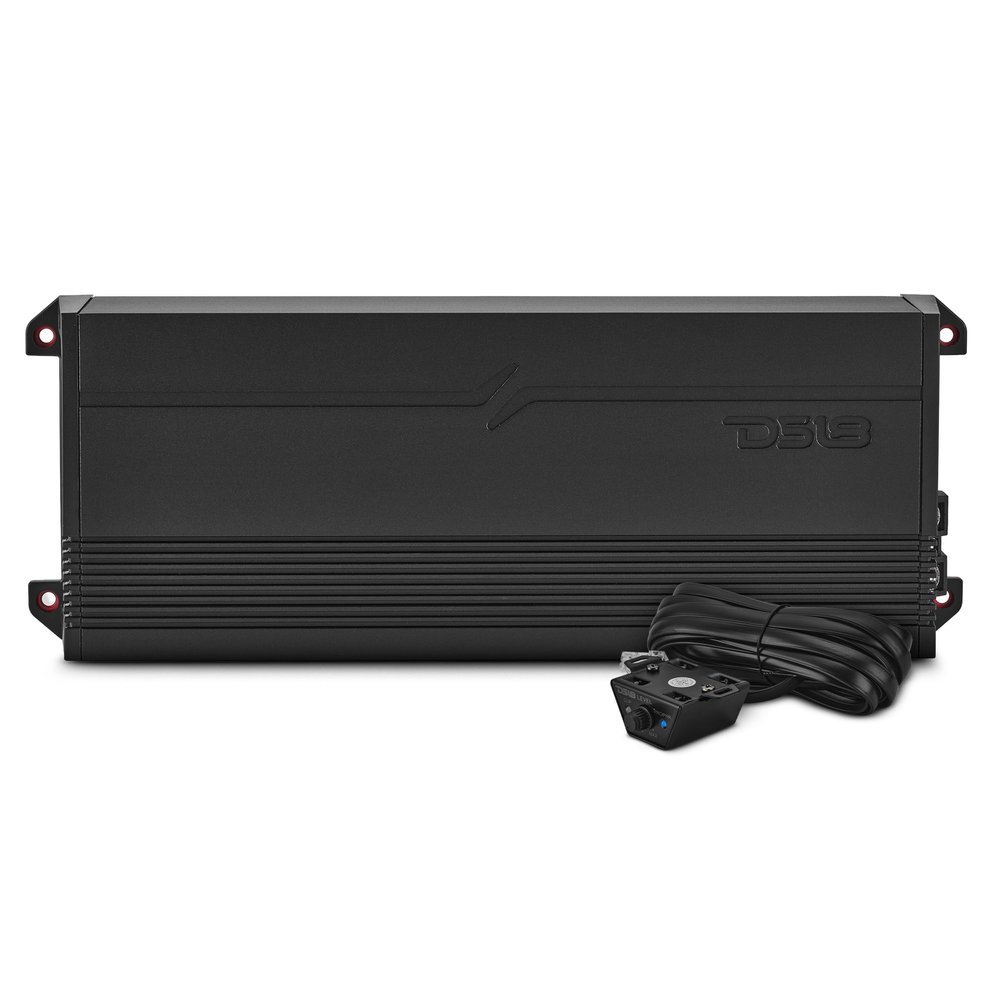 DS18 G3600.6D 6-Channel Full-Range Class D Car Amplifier 3600 Watts Peak Power, 200W RMS x6 @4, 250W RMS x6 @2, 500W x3 Bridged @4 Adjustable Crossover, Bass Boost, Remote Level Control