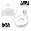 Screwless Wall Mount for TP-Link Deco BE25 Router, Easy to Install Holder, Adhesive & Screw in, Increase Range & Reduce Clutter, by Brainwavz view 4
