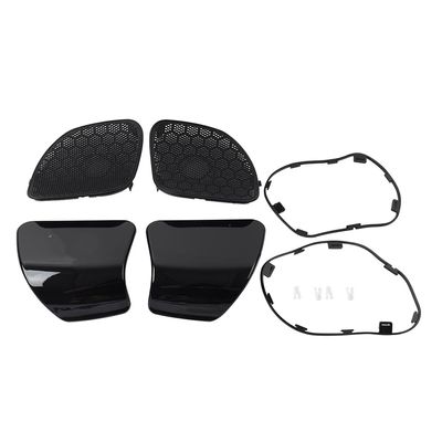 Bacar 2 Pcs XJ56-ST-5H3L Front Speaker Grill Covers Inner Fairing Glove Box Door Covers Powersports Fairing Kits Metal Type C For Harley Road Glide FLTRX 2015-2023