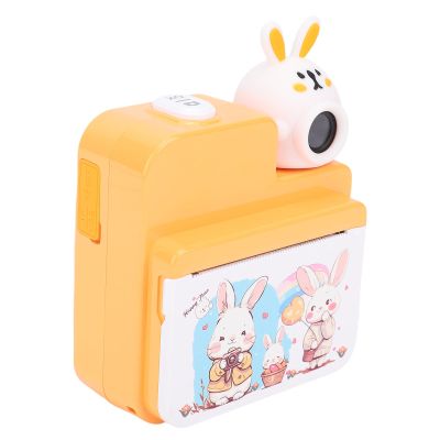 SPYMINNPOO Instant Print Camera 3 Inch Color Screen 32MP 1080P HD Instant Print Digital Camera with 3 Rolls Printpaper (Yellow)