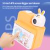 SPYMINNPOO Instant Print Camera 3 Inch Color Screen 32MP 1080P HD Instant Print Digital Camera with 3 Rolls Printpaper (Yellow) view 2