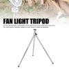 Denash Fan Light Tripod Outdoor Camping,15-30cm Adjustable Tripod LED Floor Lamp Stand,Vertical Triangular Support Thread Retractable Storage 6mm view 2