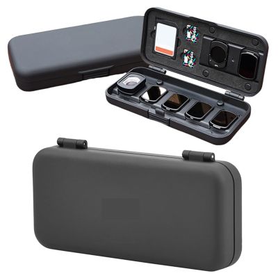 Compatible for DJI Osmo Pocket 3, Protective Carrying Case for Lens Filters, Shockproof Storage Box (1/2/3 Pcs)