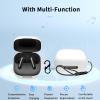 for Anker Soundcore P31i Case Cover,NOUKAJU Earphone Protective Cover(with Carabiner + Lanyard + Cleaning Pen) Drop-Proof,Scratch-Proof,Shock-Proof,Case for Soundcore P31i(White) view 2