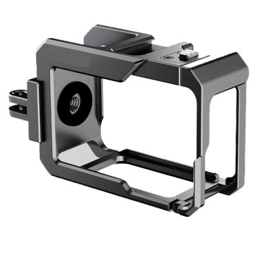 Compatible for DJI Action 4/Osmo Action 3 Metal Frame, Protective Sidebar Cover with Heat Dissipation