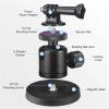Compatible for Action Camera Suction Mount with Magnetic Bracket, 360 Ball Head and 1/4 Screw for Sports Cameras and Phone Light view 2