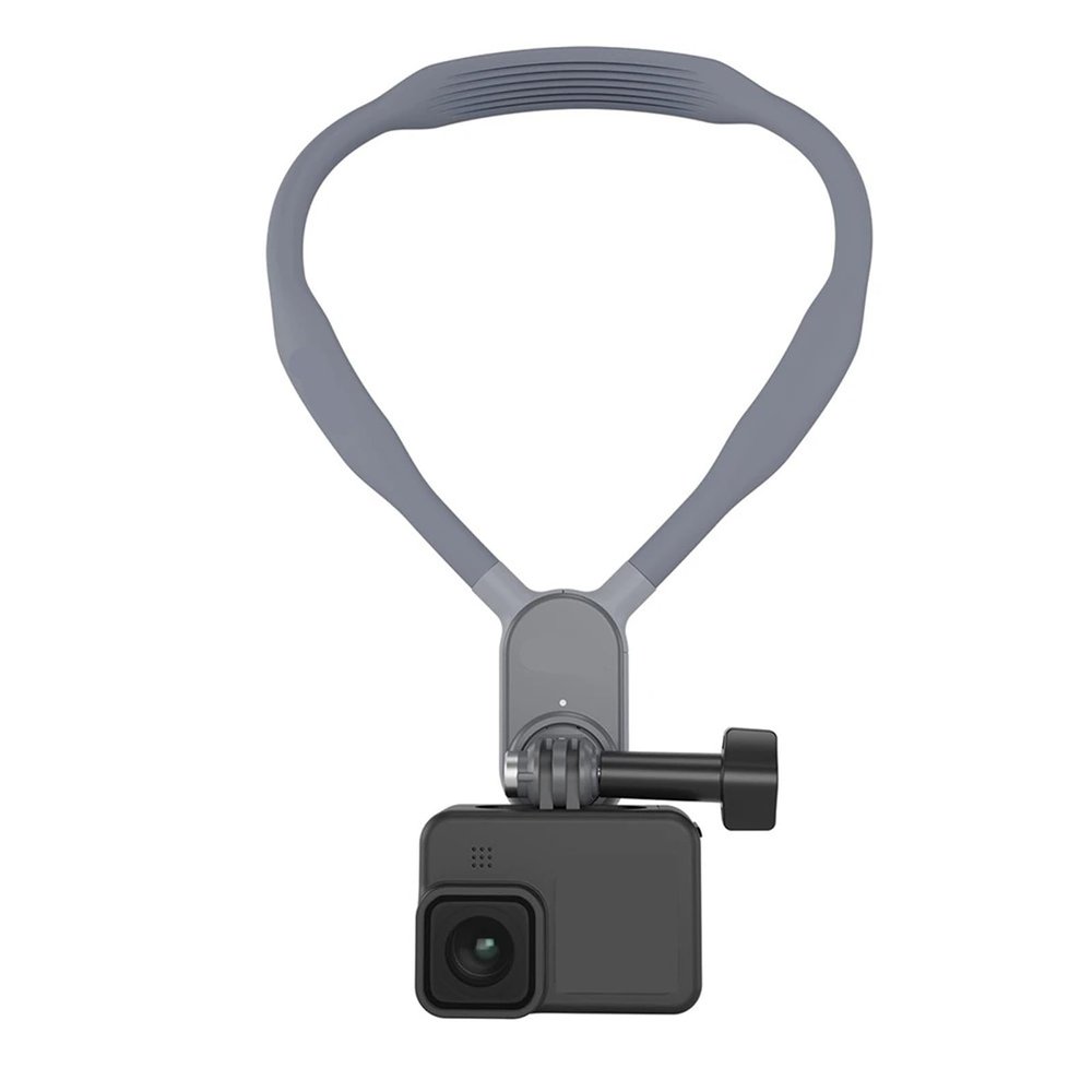 Compatible for DJI Silicone Magnetic Neck Mount for Action Cameras, Hands-Free POV Camera Holder(1 pcs with Box)