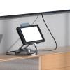 Asixxsix USB C Docking Station Stand, 11 in 1 Adjustable Rotatable Tablet Holder with SD TF Card Reader 4K HDMI Gigabit Ethernet 100W PD, for Steam Deck ROG Ally view 4