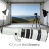 500mm F6.3 Telephoto Lens, 4 Elements in 4 Groups, Alloy Shell, White - Clear View, T2 RF Adapter, Compatible with R Mount Mirrorless Cameras (White) view 3