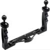 Compatible for Action Cameras & Housings - Aluminum Alloy Diving Tray, Dual Handheld Grip Base Bracket view 1